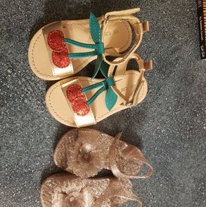 Cherry Toddler sandals size 5